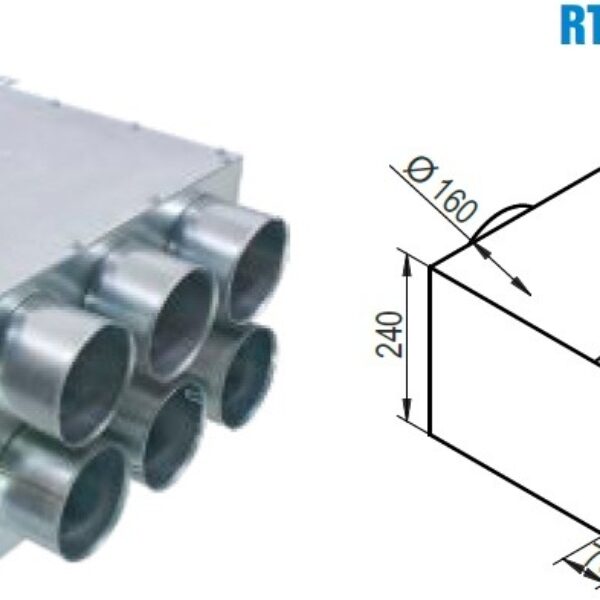 Rozdeľovací box RT2R-6X90/125-OC izolovaný